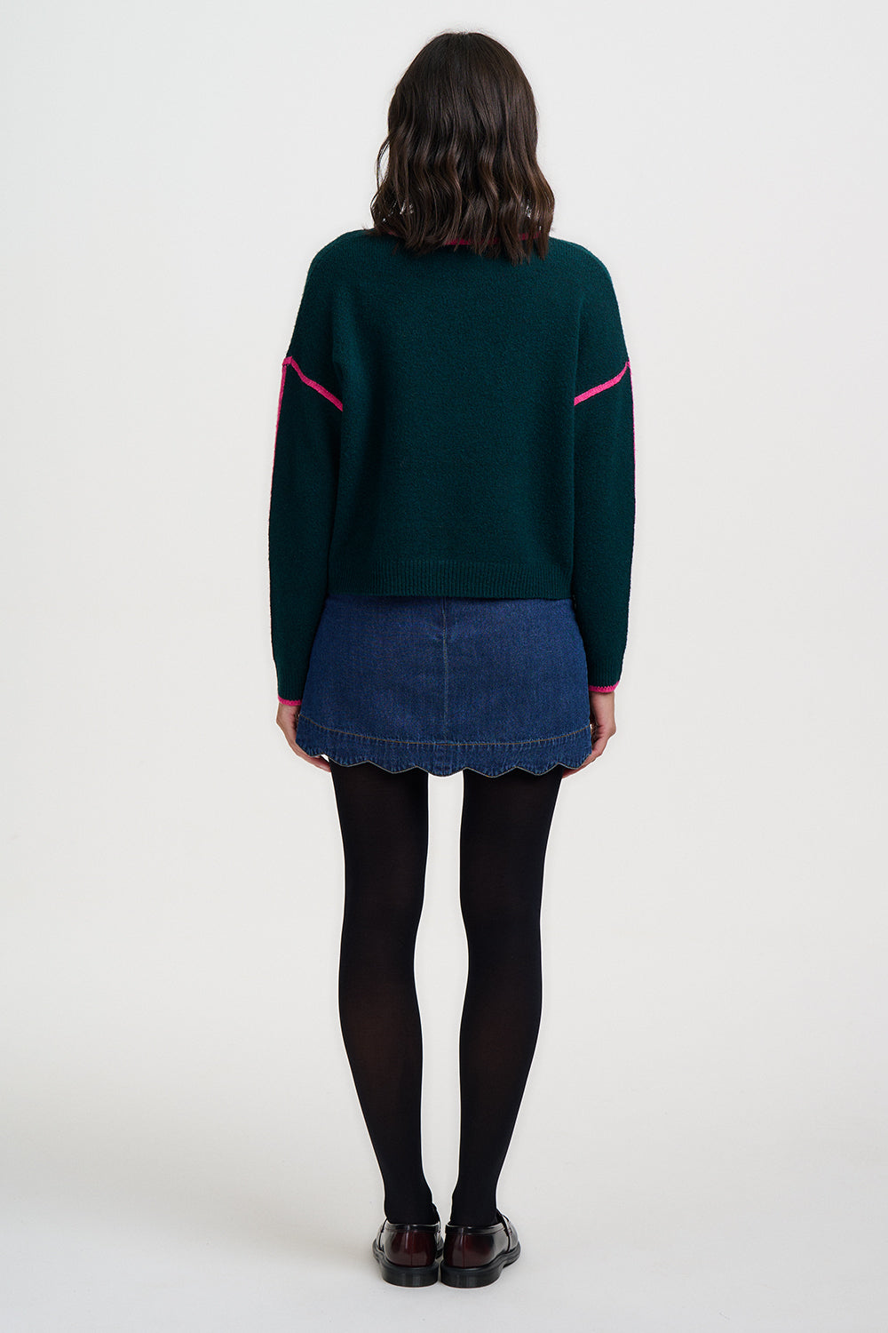 Rozalia Jumper - Dark Jade Green