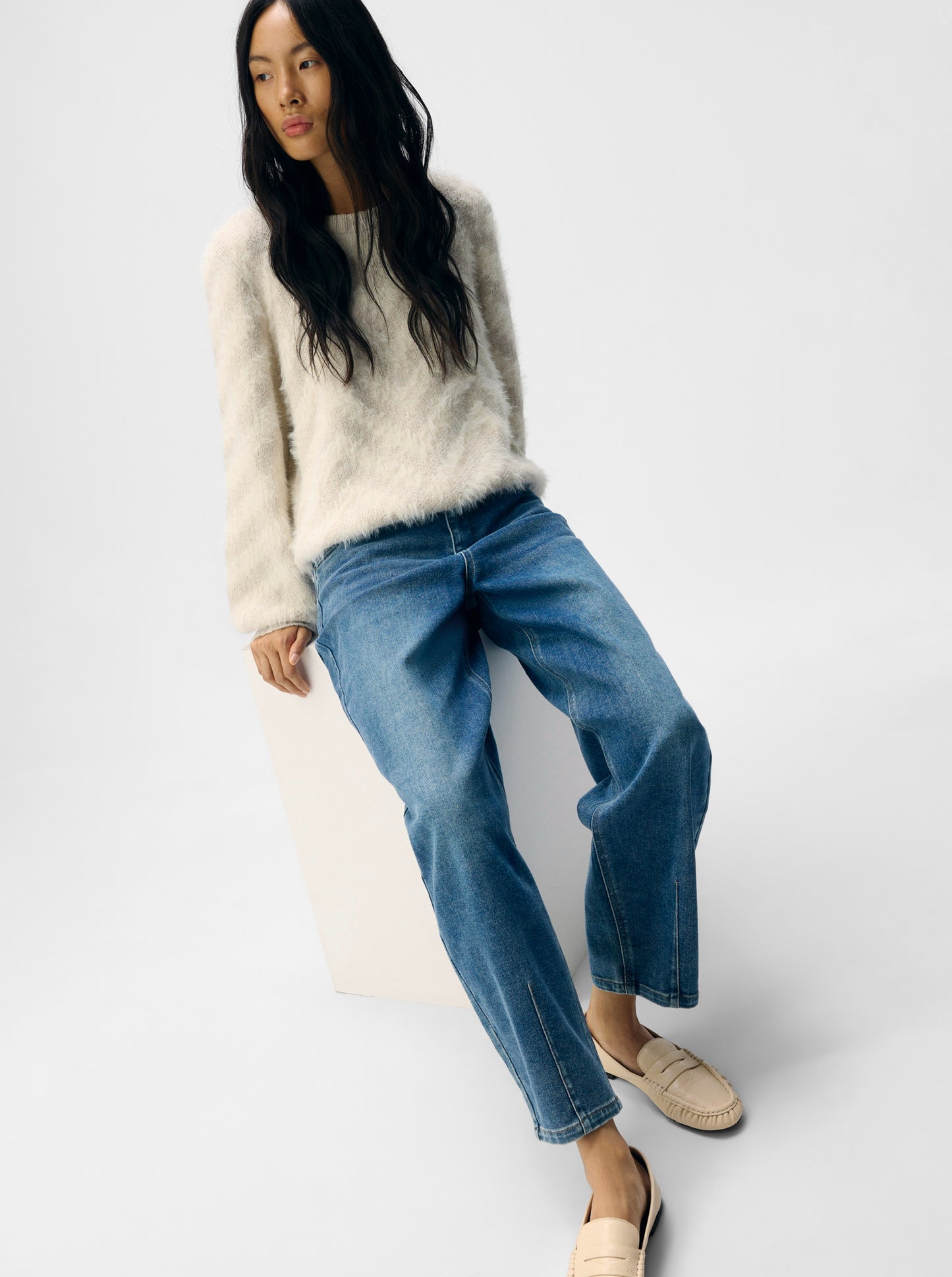 OBJSAVA MW BARREL ANKEL JEANS