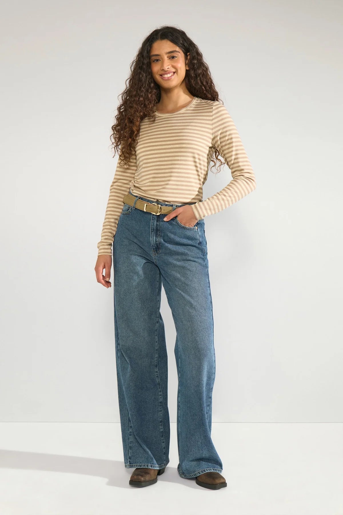 NURIXIE BLOUSE - Silver Mink