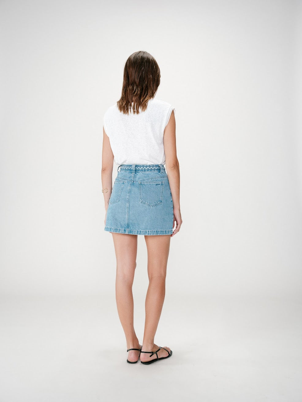 WHITNEY DENIM SKIRT