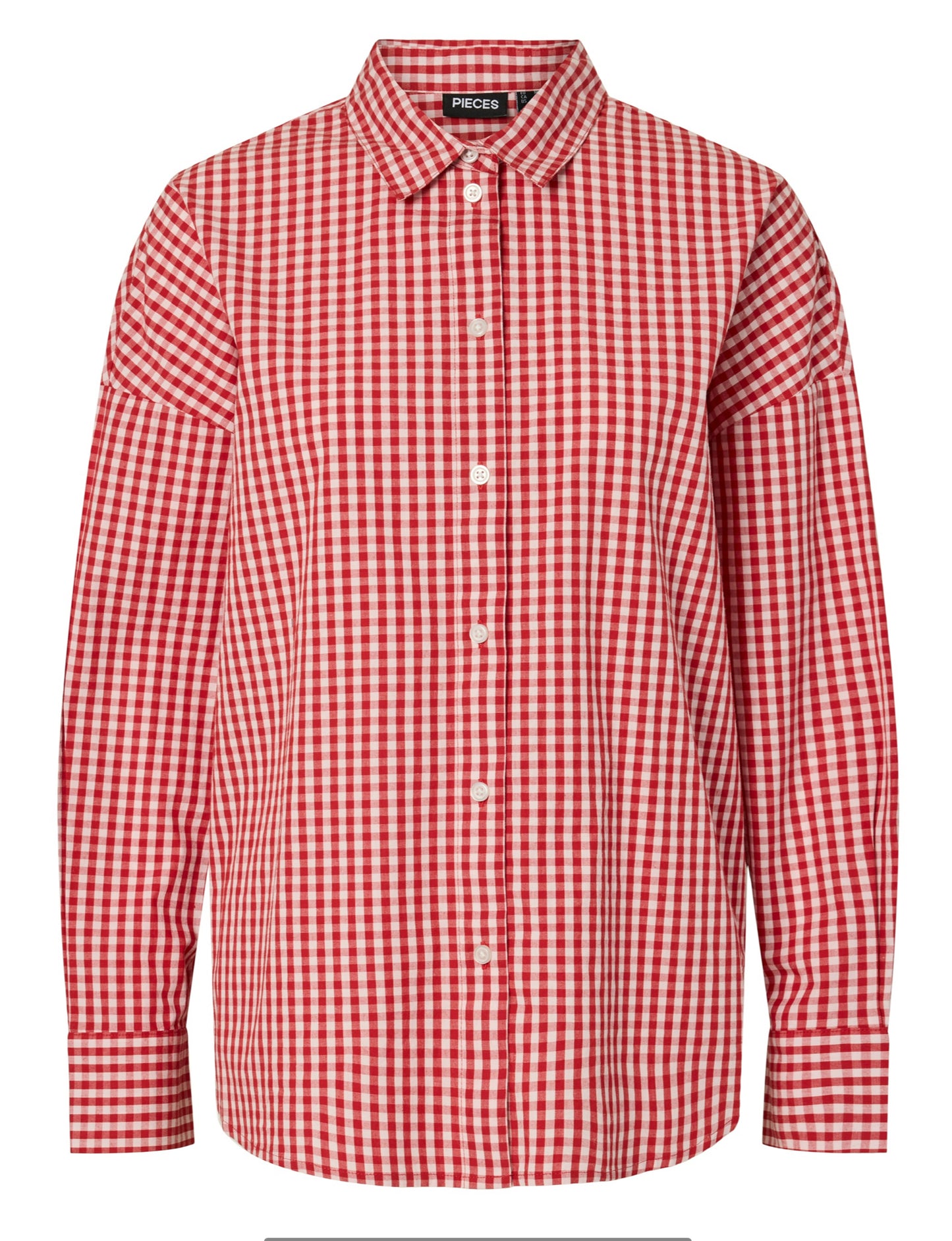 PCRIPPA LS OVERSIZE SHIRT