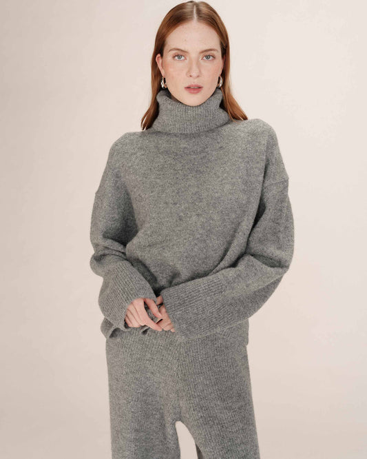 TAXI OVERSIZED SWEATER GRIS