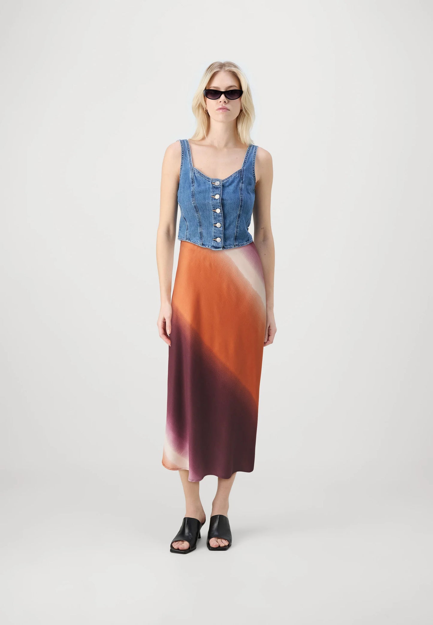 ONLJANET LIFE LONG SKIRT