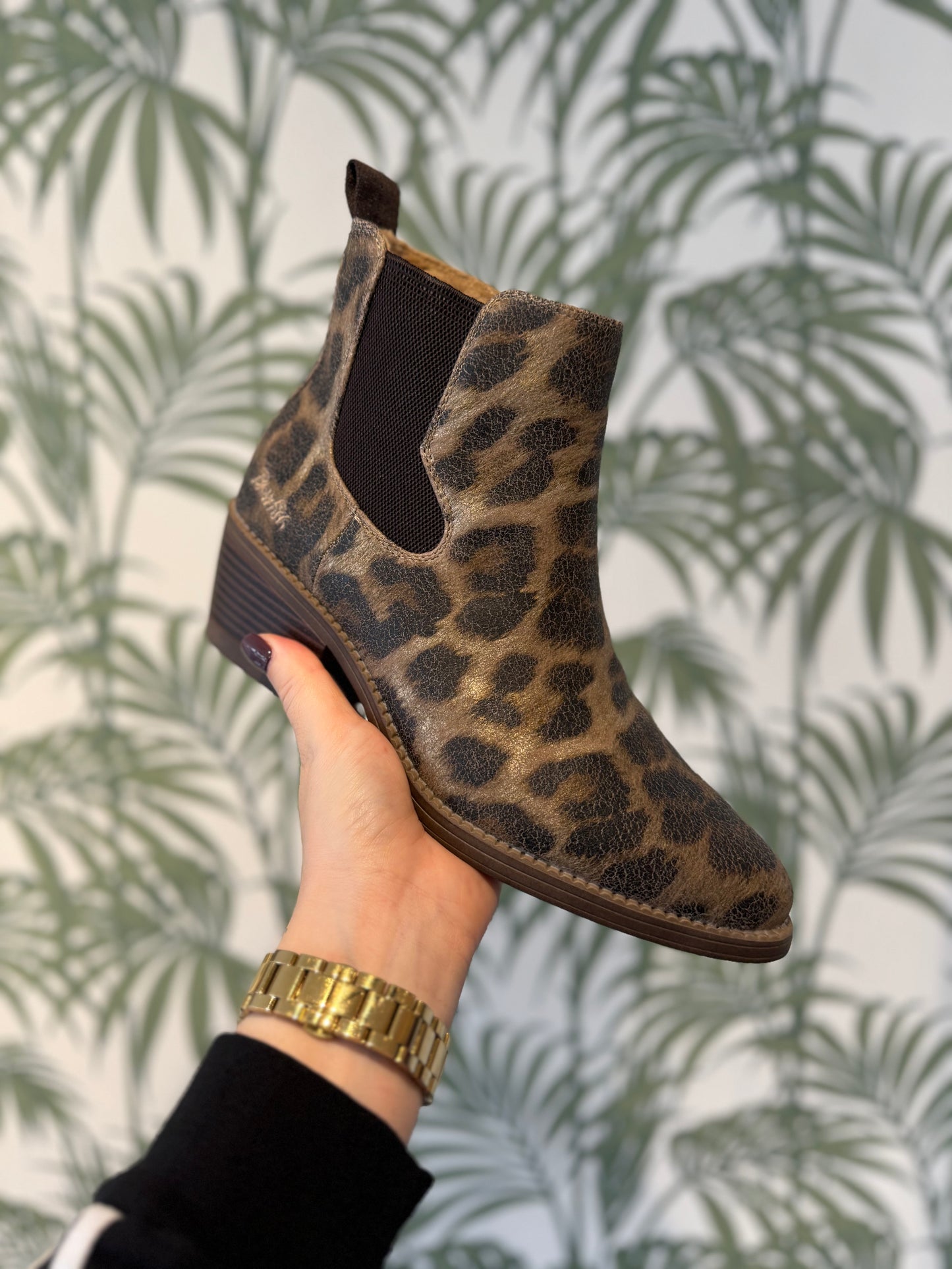 Rosebud Boot in Leopard