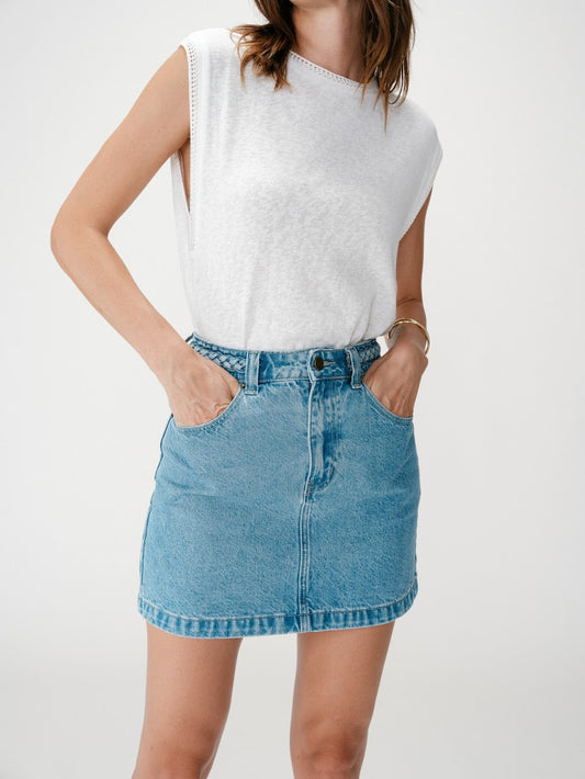 WHITNEY DENIM SKIRT