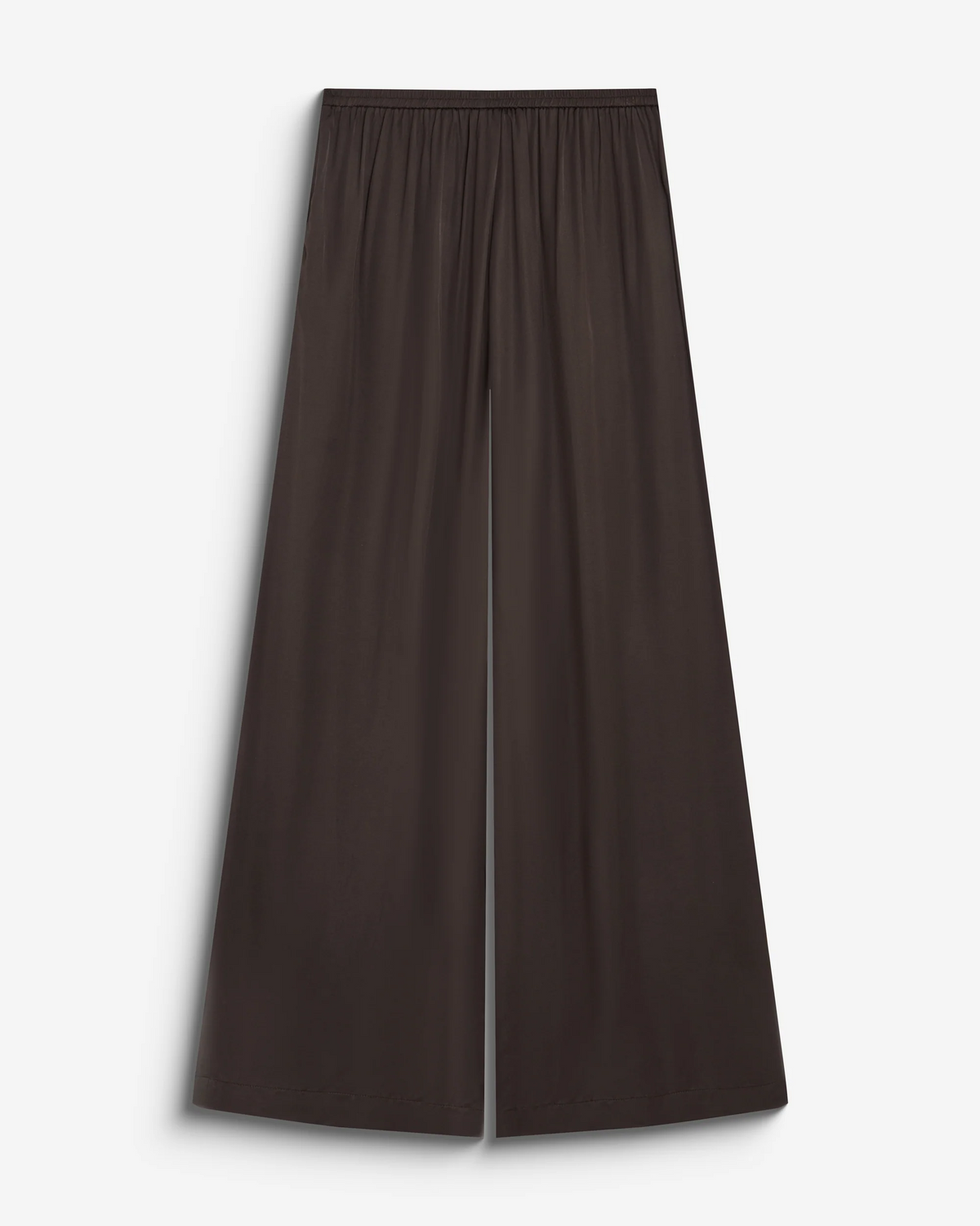 WIDE-LEG SATIN PANTS CHOCOLAT BARNABE