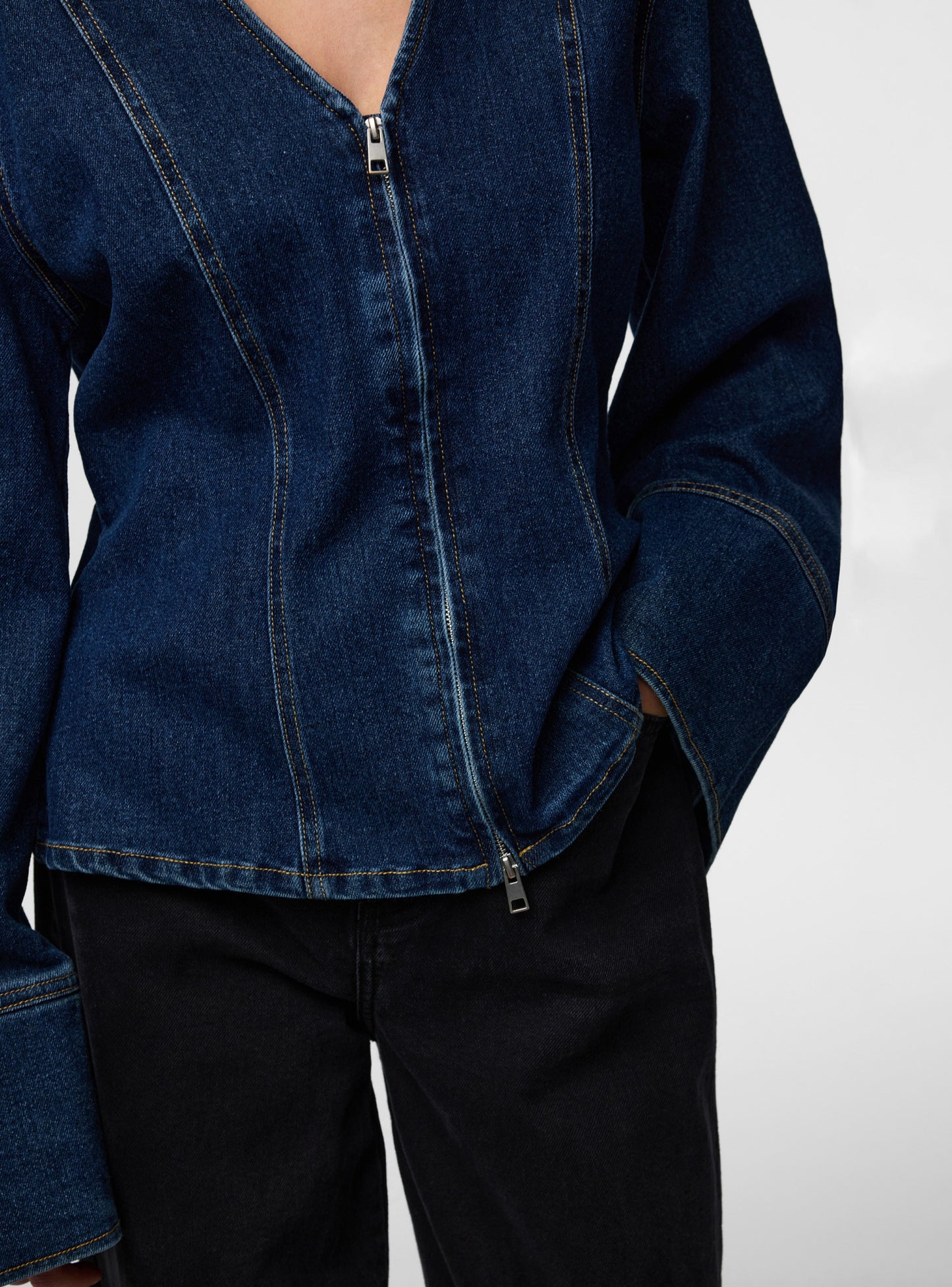 PCFLORA LS DENIM SHIRT