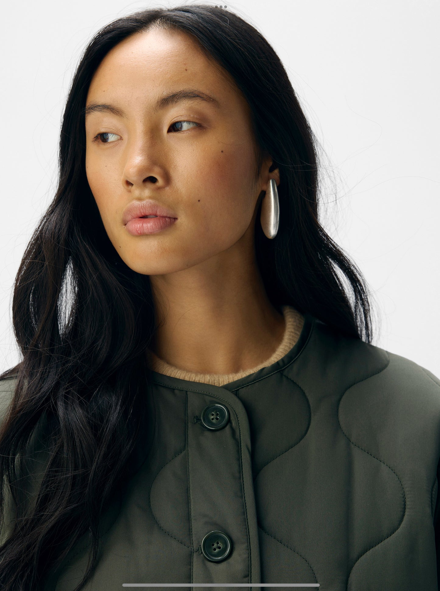 OBJALLIE LS LO QUILTED JACKET