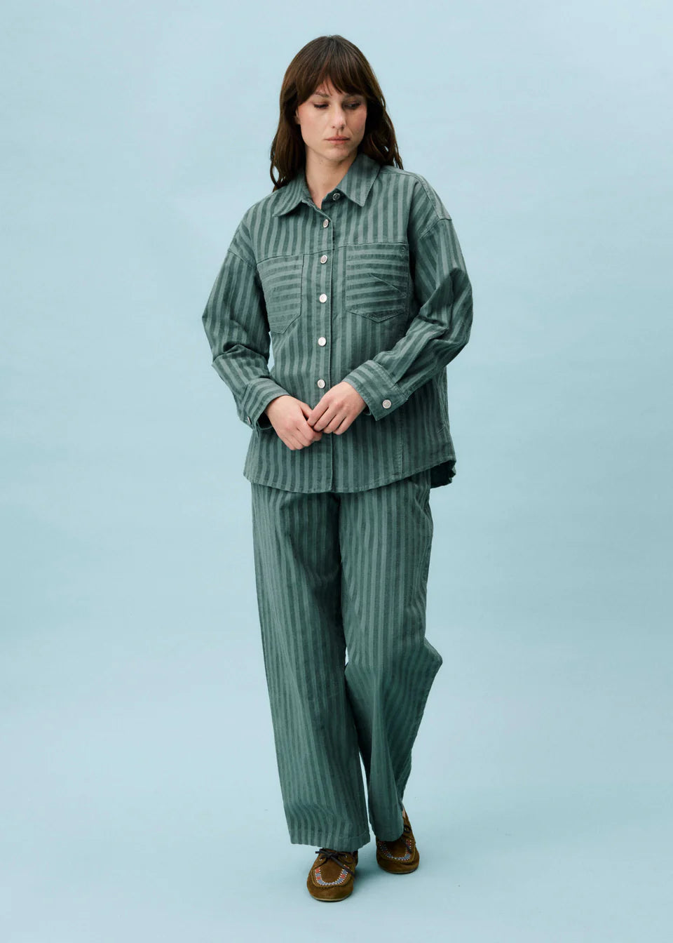 LIMENTIS SHIRT, WATER GREEN