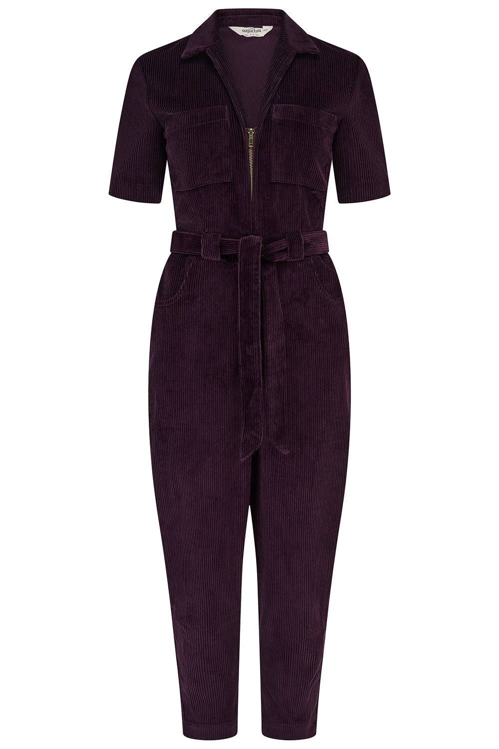 Meredith Boilersuit - Dark Plum