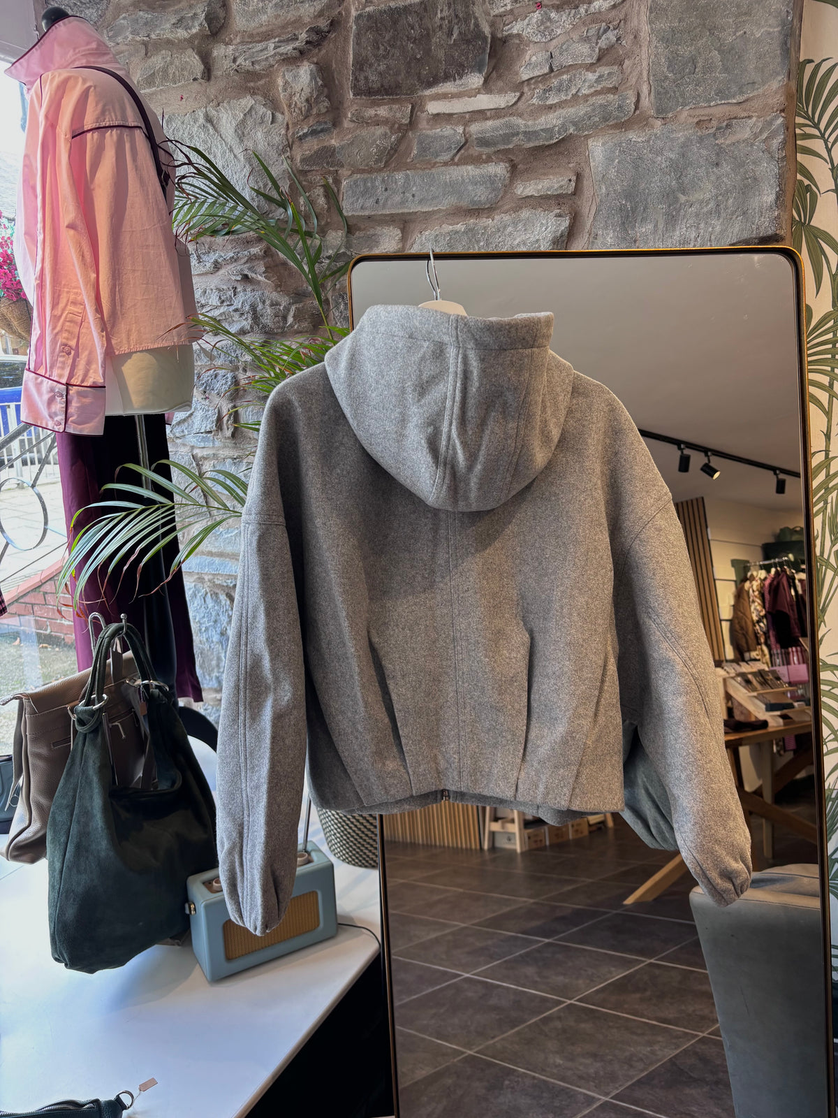 ONLTRILLION OVS HOODED BOMBER JACKET