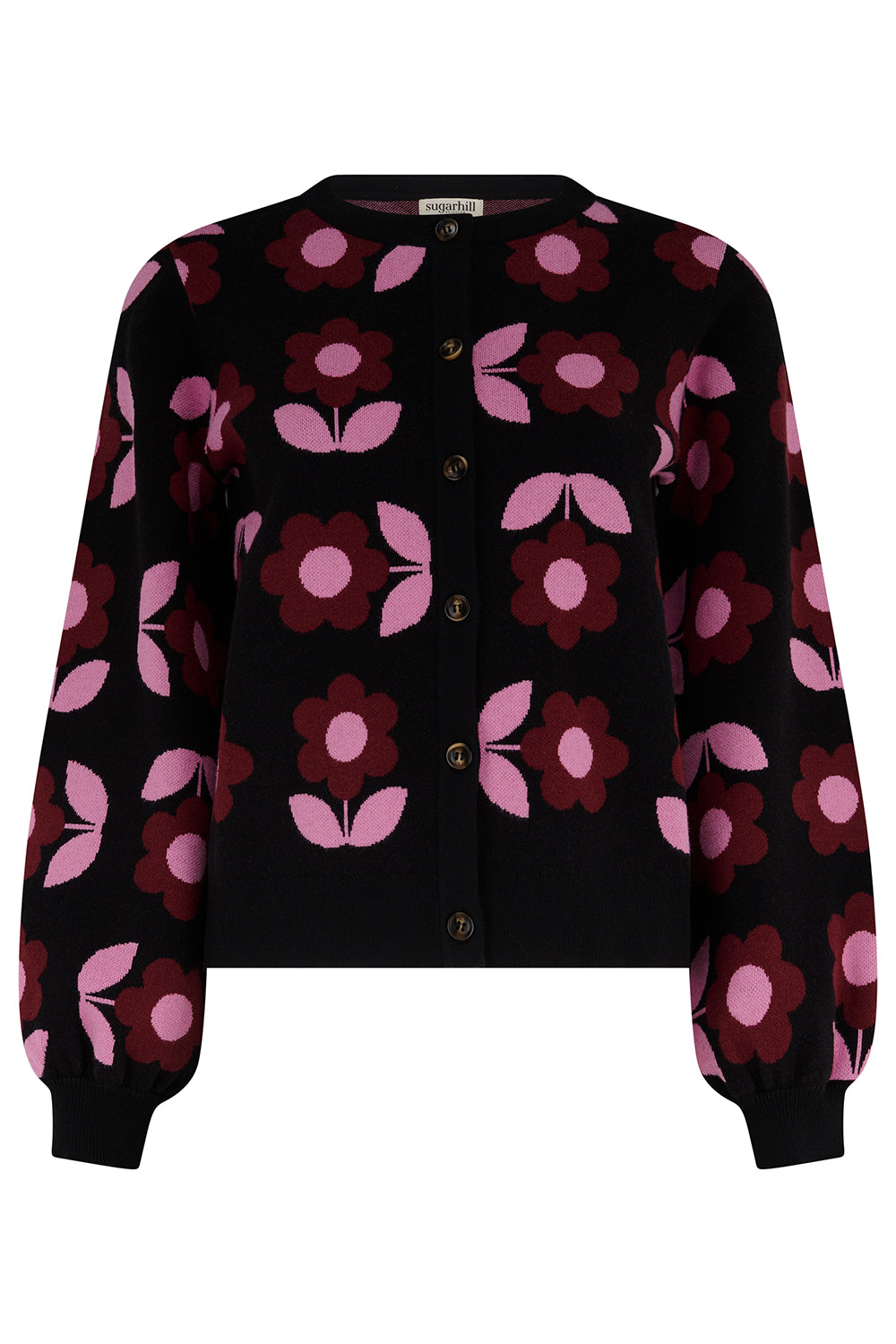 Venetia Cardigan - Black, Mod Daisy