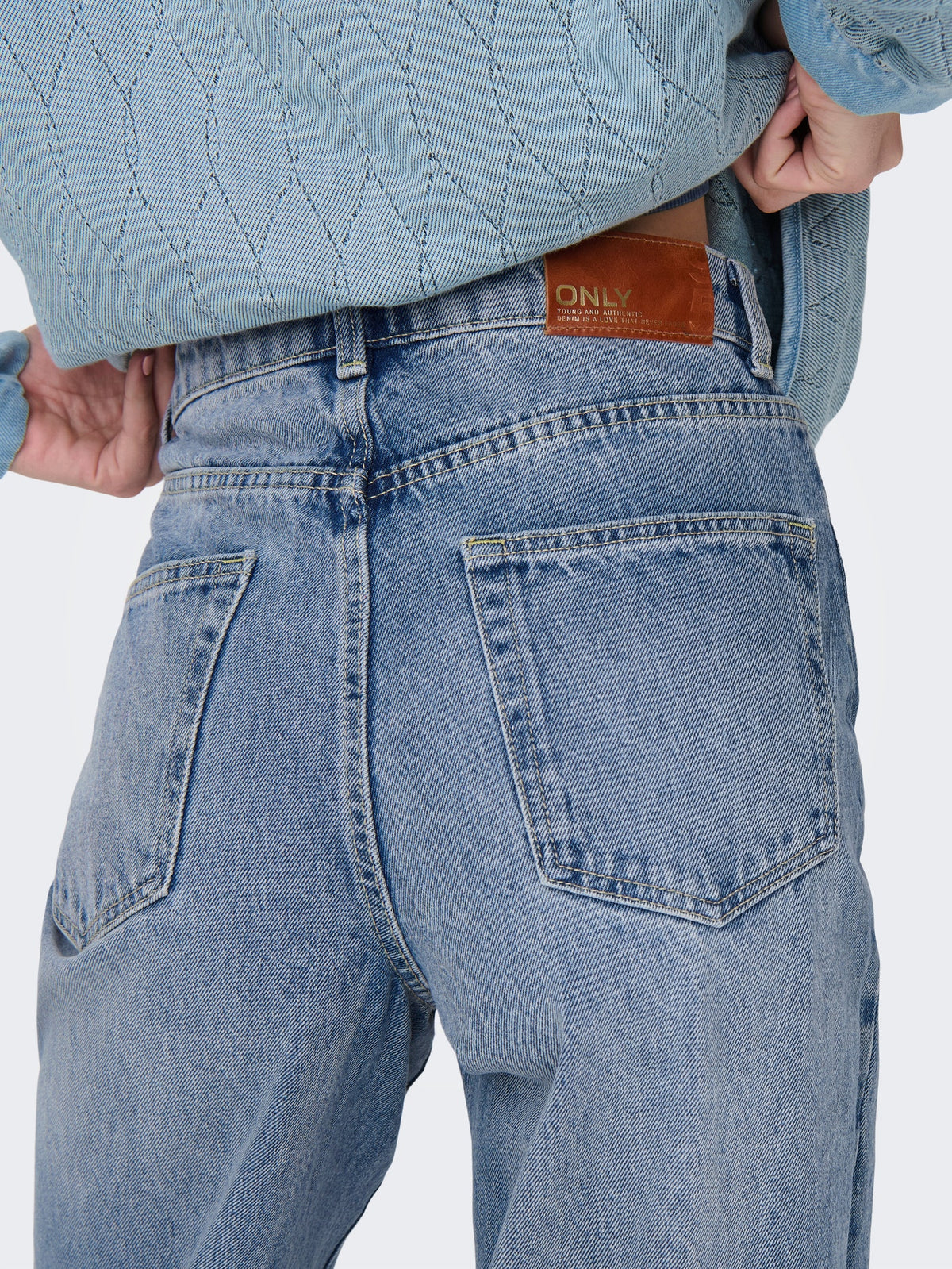ONLHOPE HIGH WAIST WIDE LEG FIT JEANS