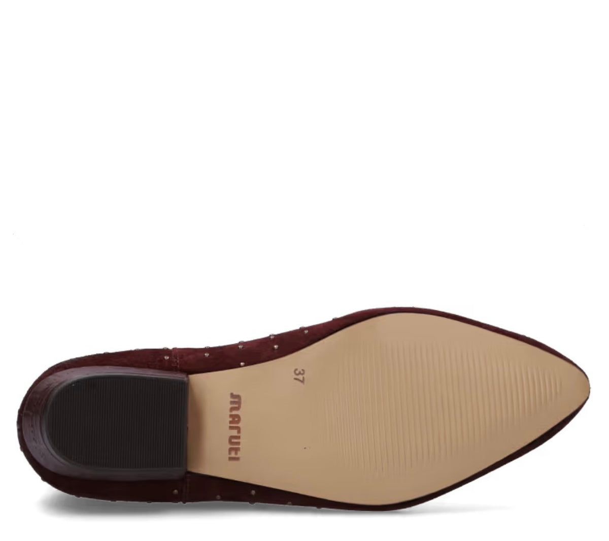Amina Stud Burgundy