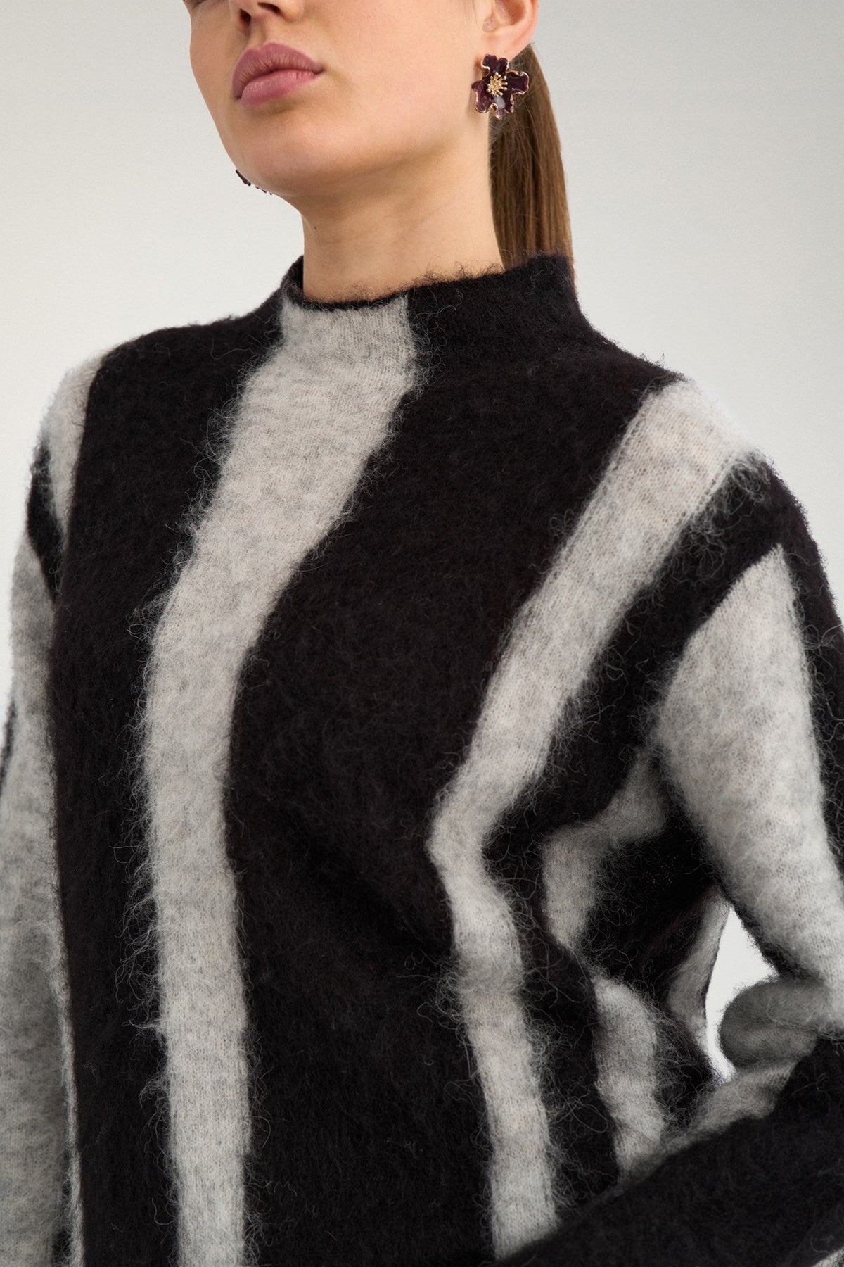 NURIETTE SIMMA PULLOVER - Light grey mel