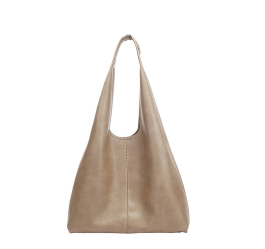 Slouchy Tote Bag Taupe