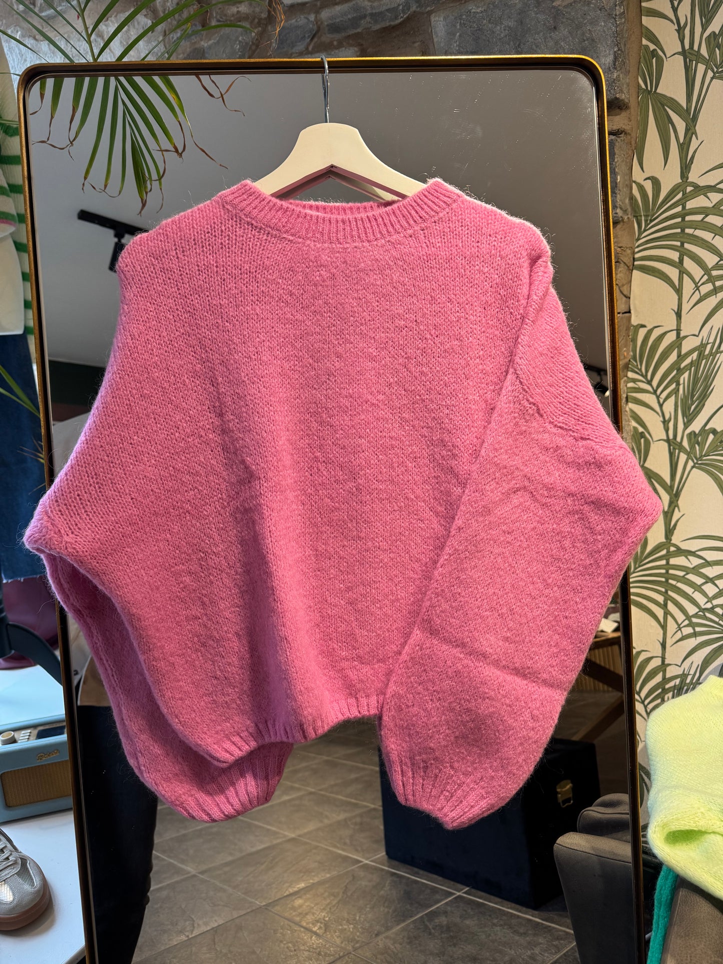 Bellerina Mohair Balloon Sleeve Jumper Bubblegum