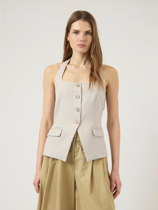 YASMILDA HALTERNECK VEST