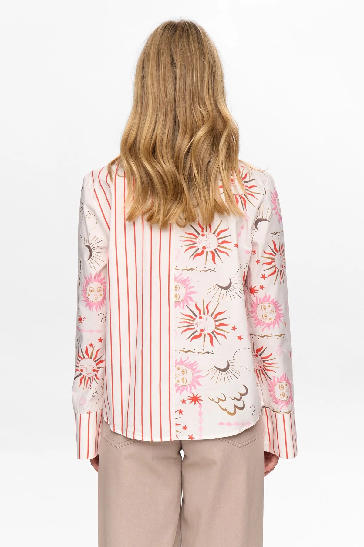 NUSOLEIMA MIX SHIRT - Cloud Dancer