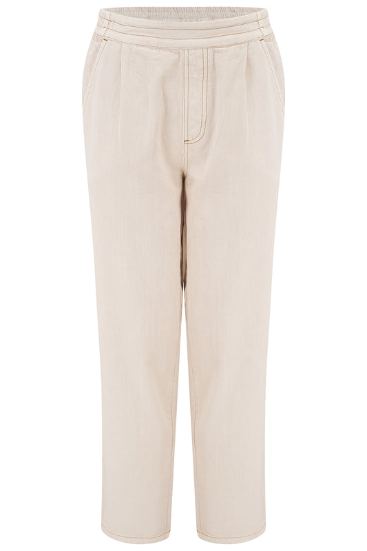 Calista Trousers - Cream