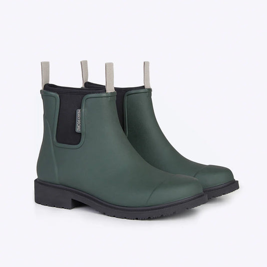 Bobbi Ankle Wellies Forest Green