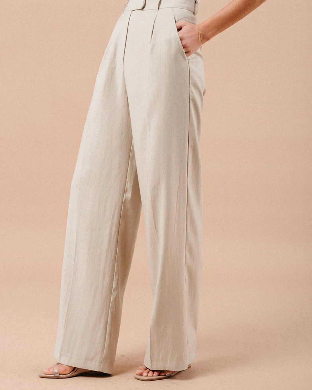 MARC ECRU TROUSERS