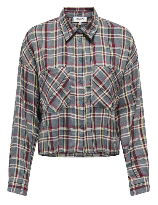 ONLRILEY LIFE SHORT CHECK SHIRT