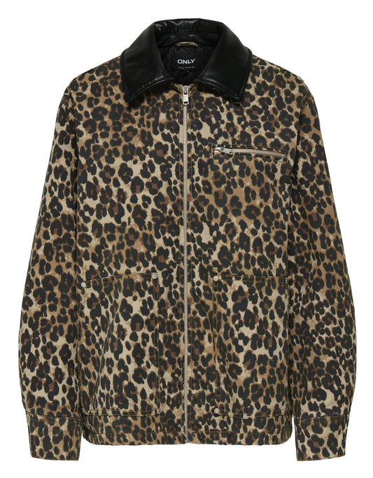 ONLIVRA CANVAS COLLAR JACKET