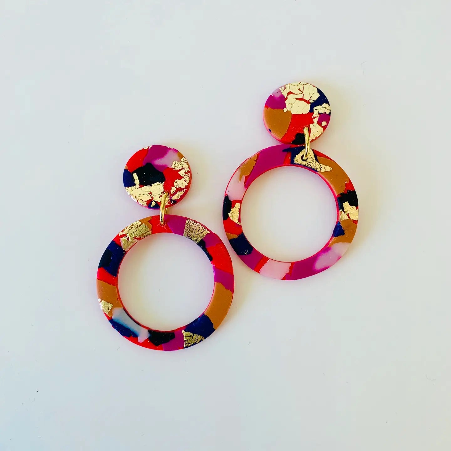 Fire & Flood - Large Hoop Earring