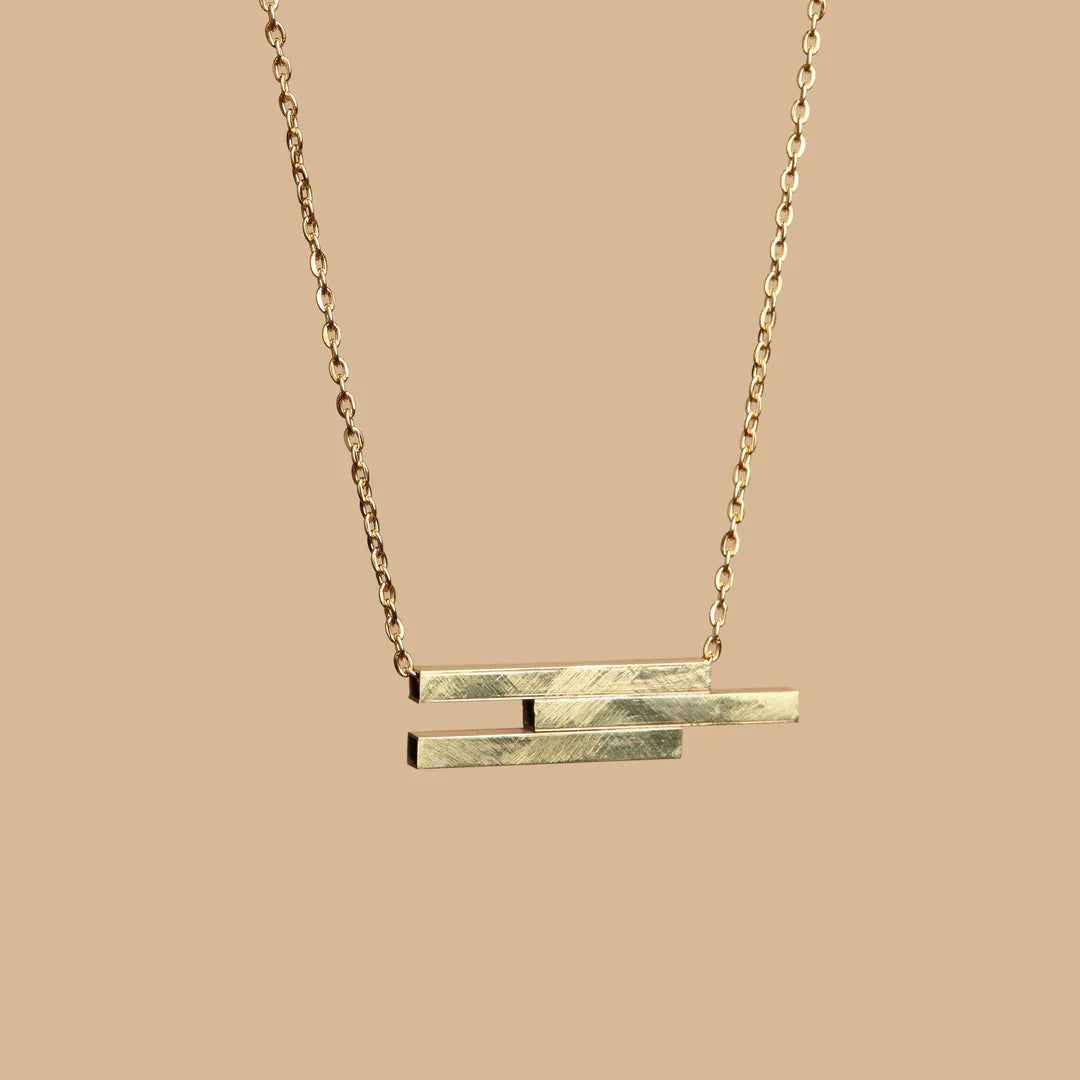 Geo Offset Necklace