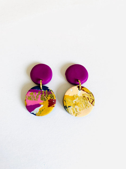 Winter Sunrise Earring - Mini Violet