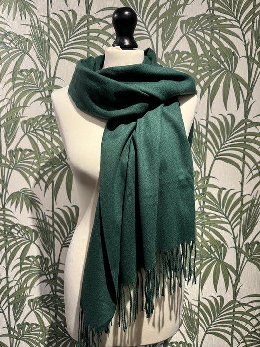 Lucia Scarf Dark Green