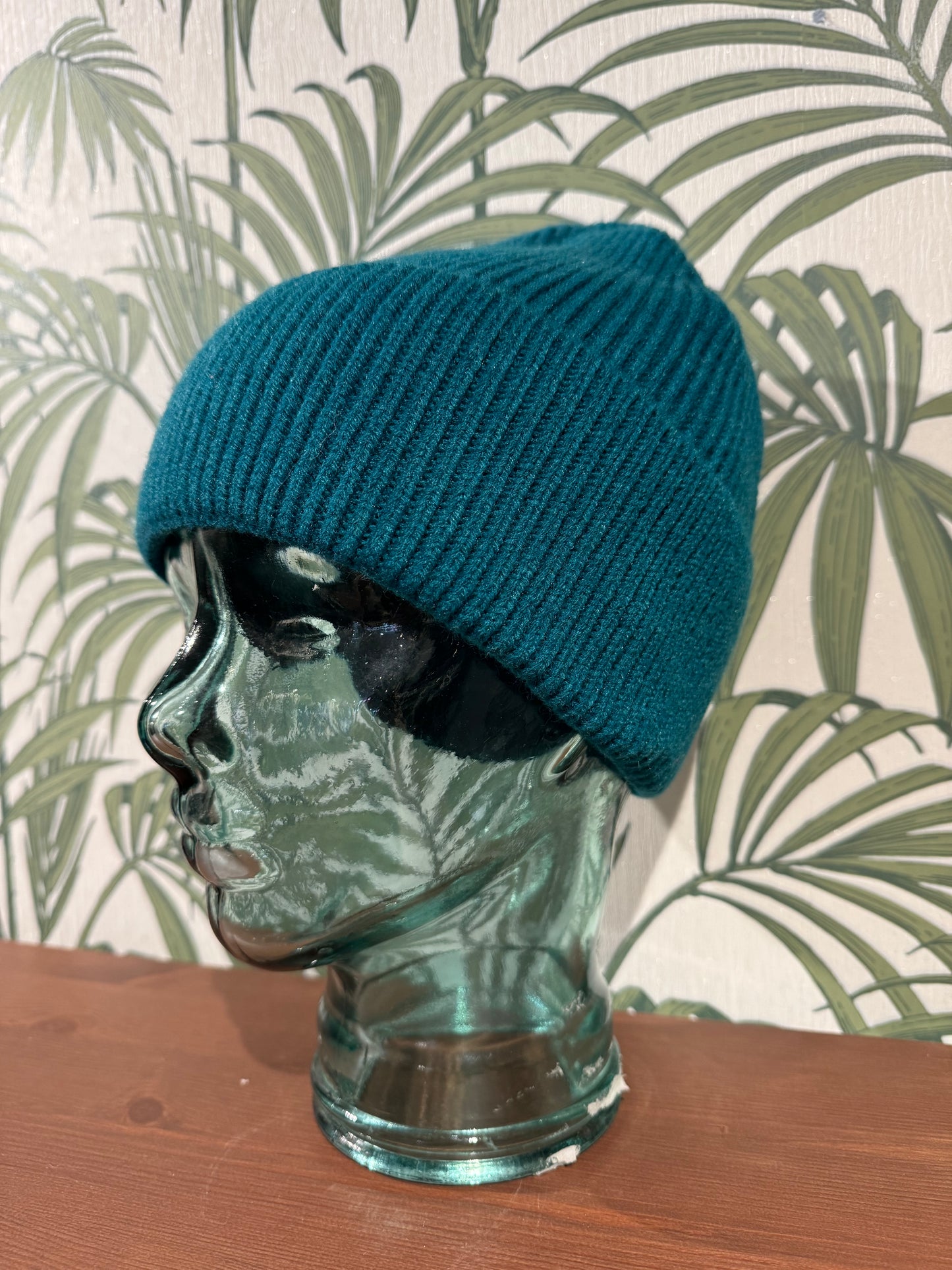 Ribbed Knit Beanie Hat