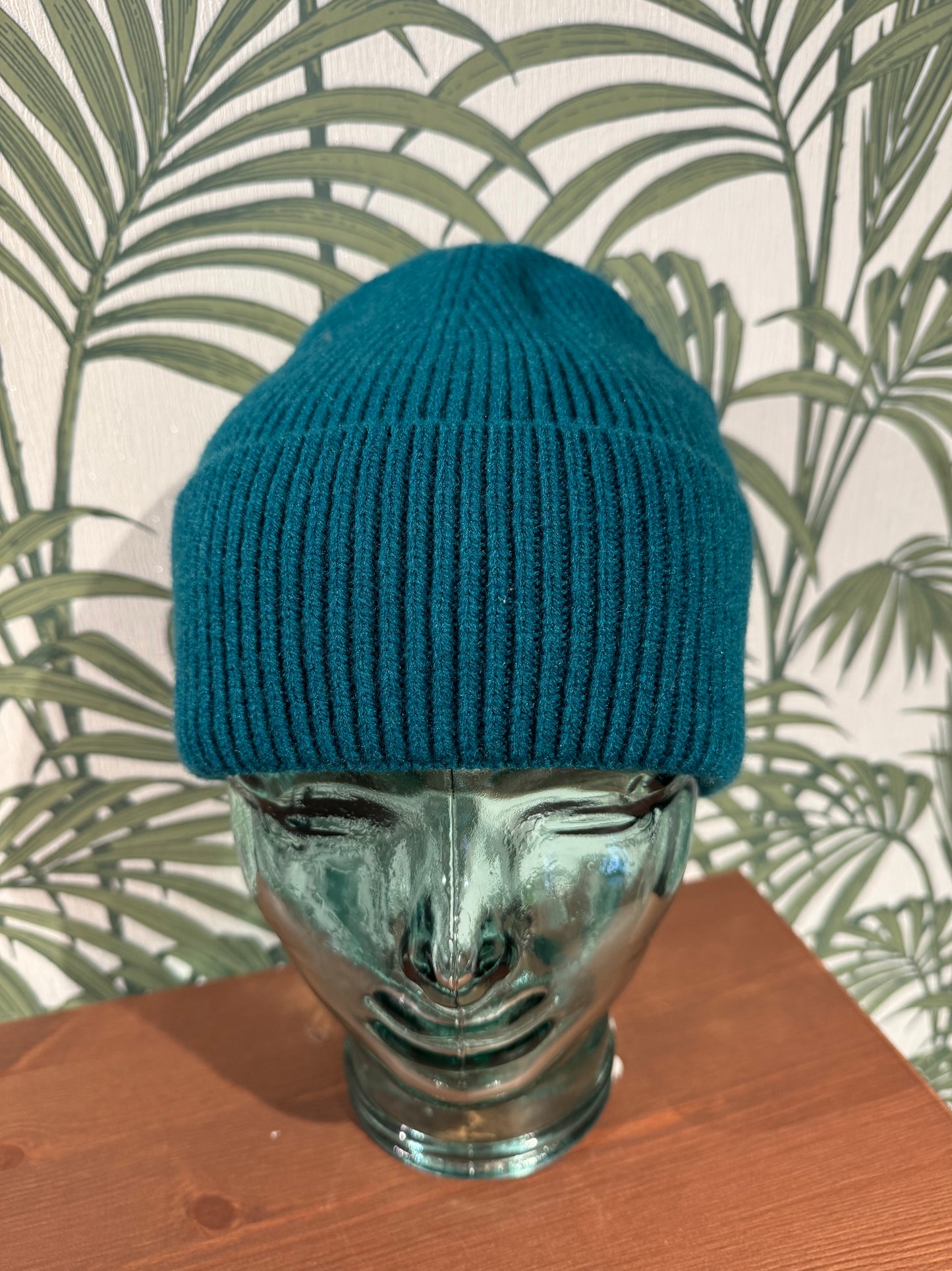 Ribbed Knit Beanie Hat