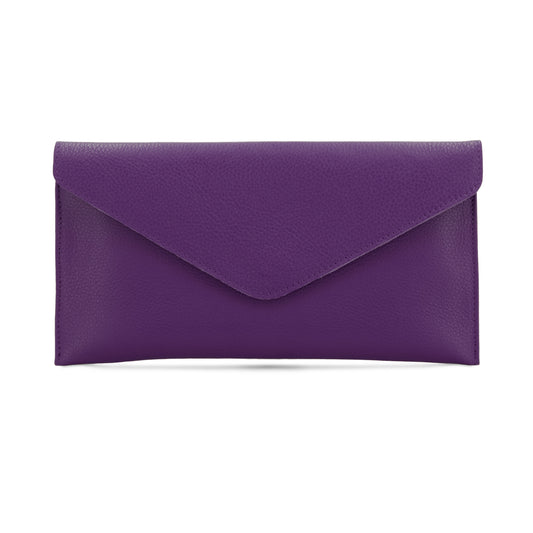 Leather Envelope Clutch