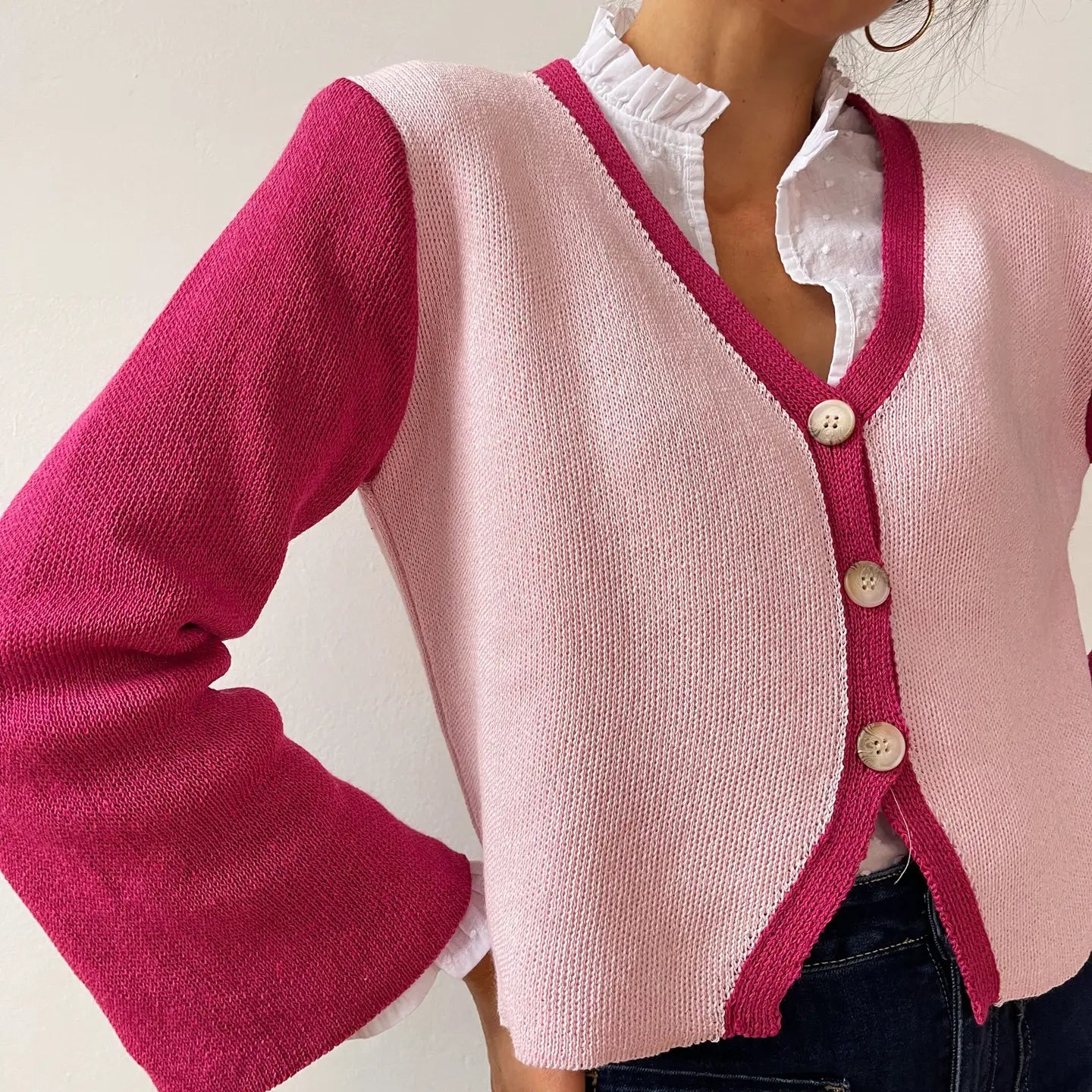 Rous Pink Cardigan