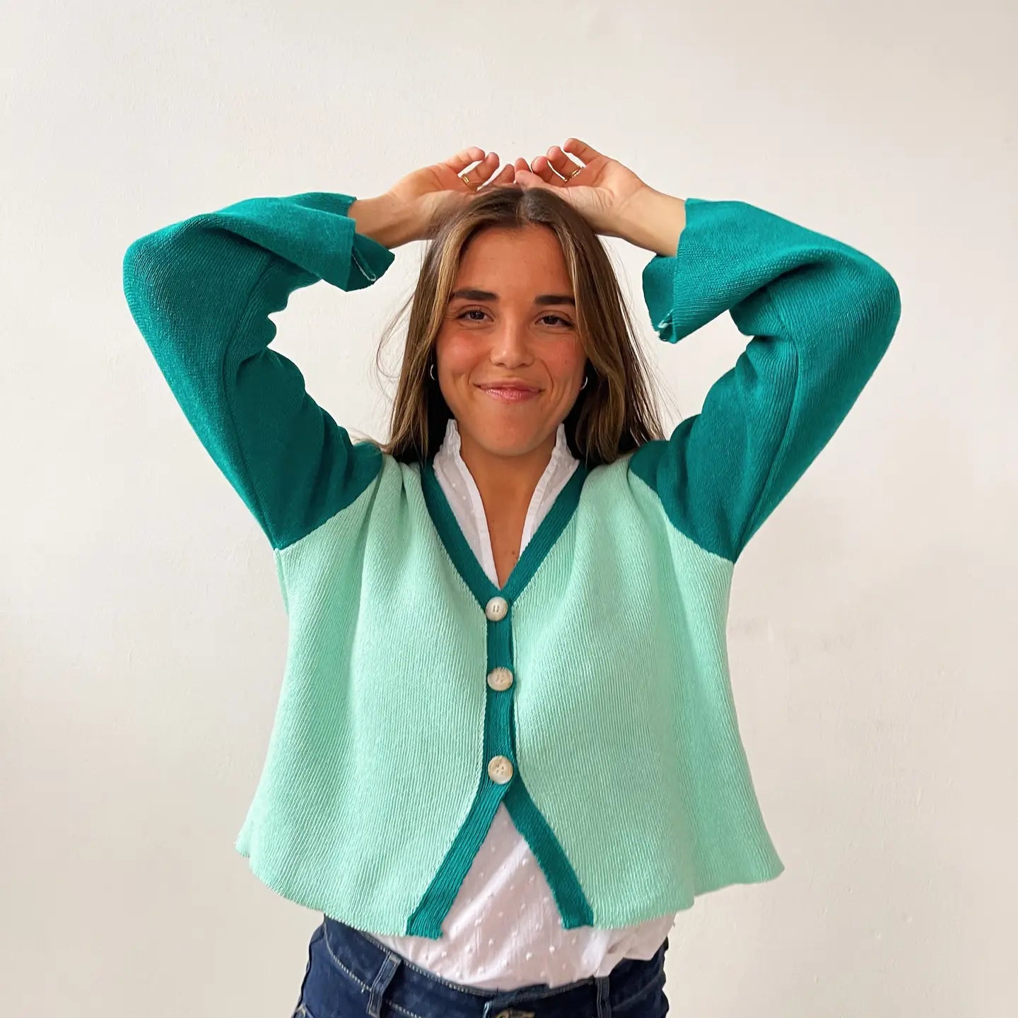 Rous Green Cardigan