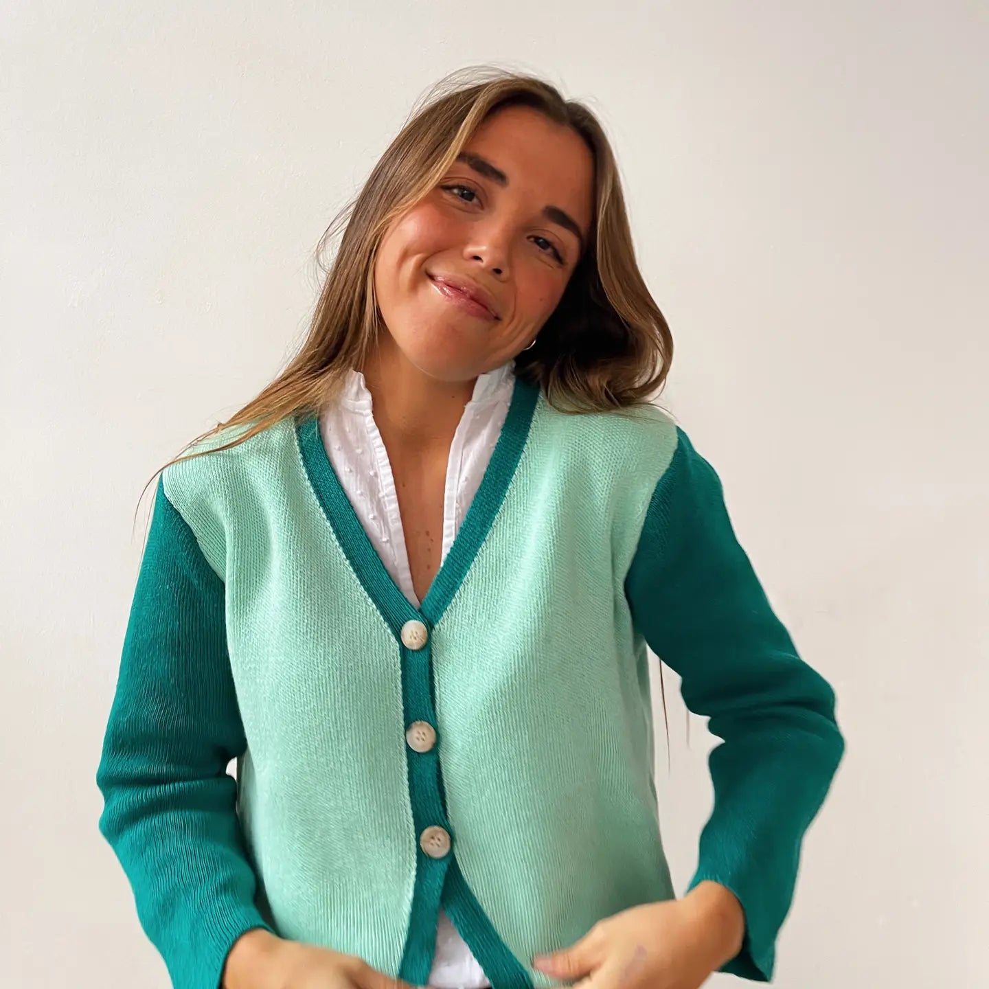 Rous Green Cardigan