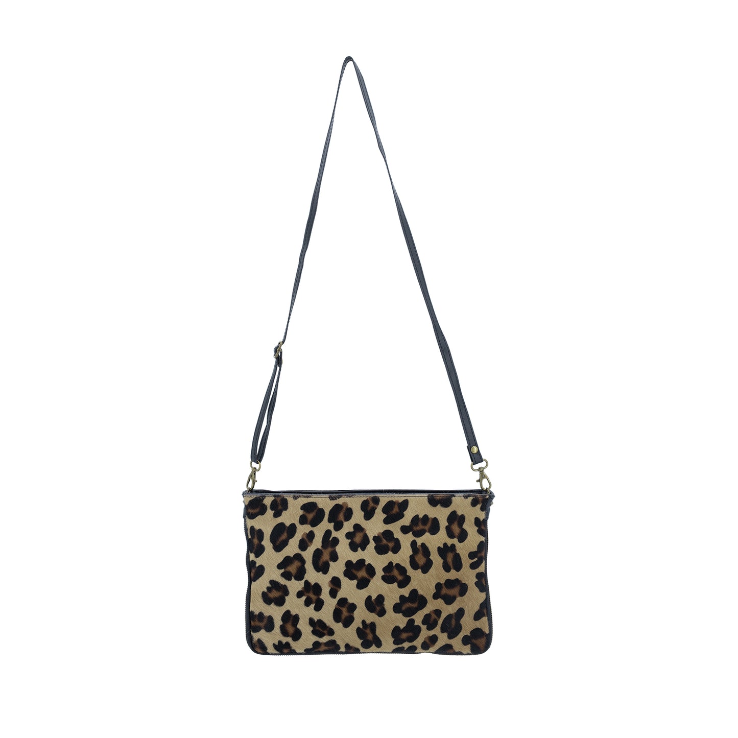 Animal Print Leather Pouch