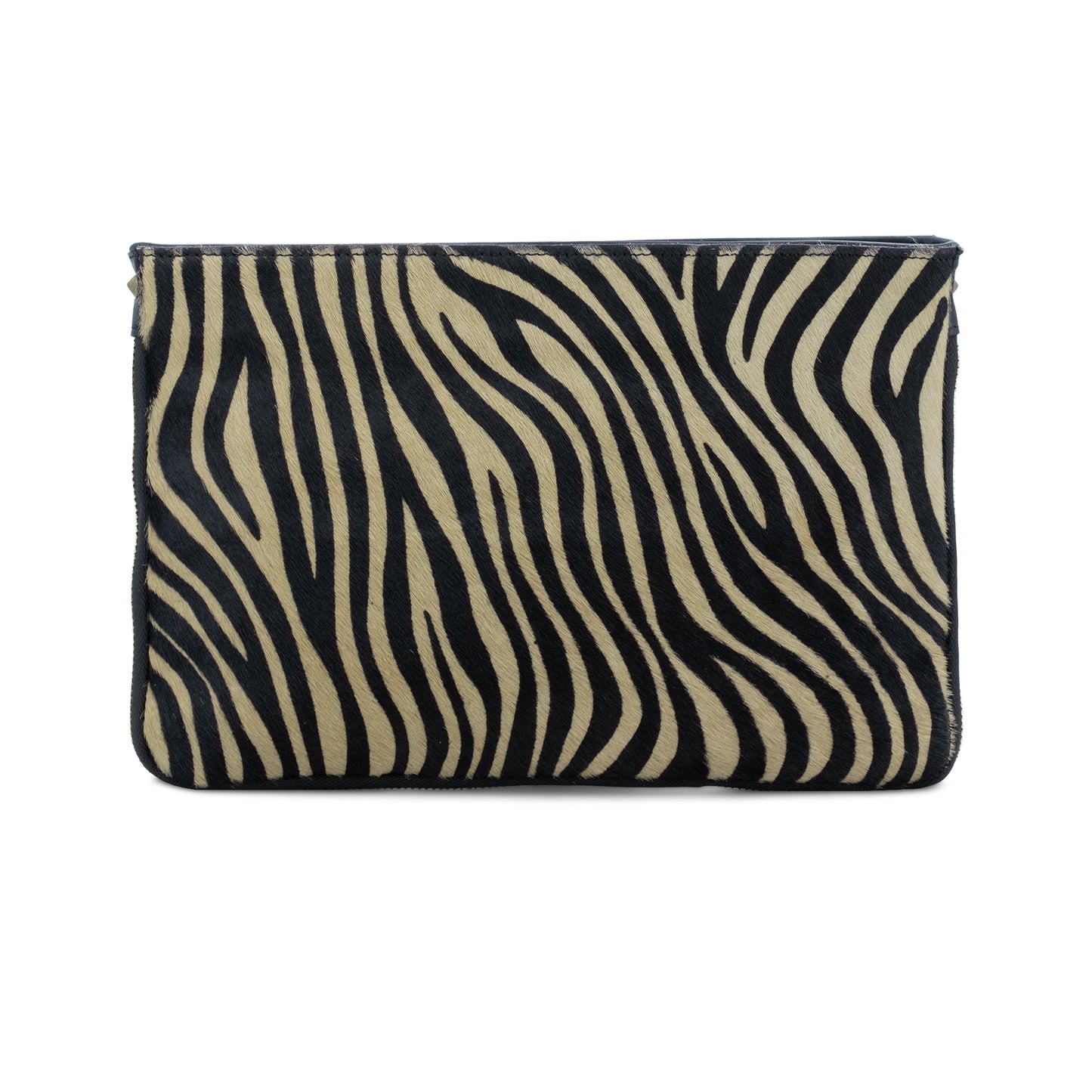 Animal Print Leather Pouch