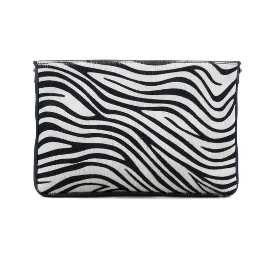 Animal Print Leather Pouch