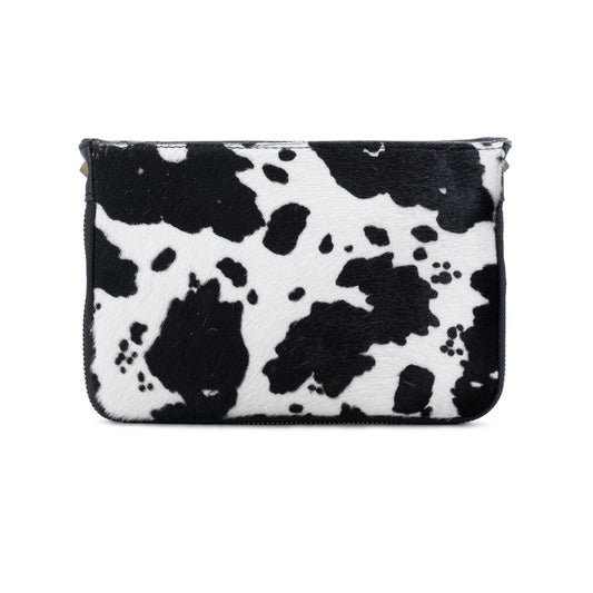 Animal Print Leather Pouch Small