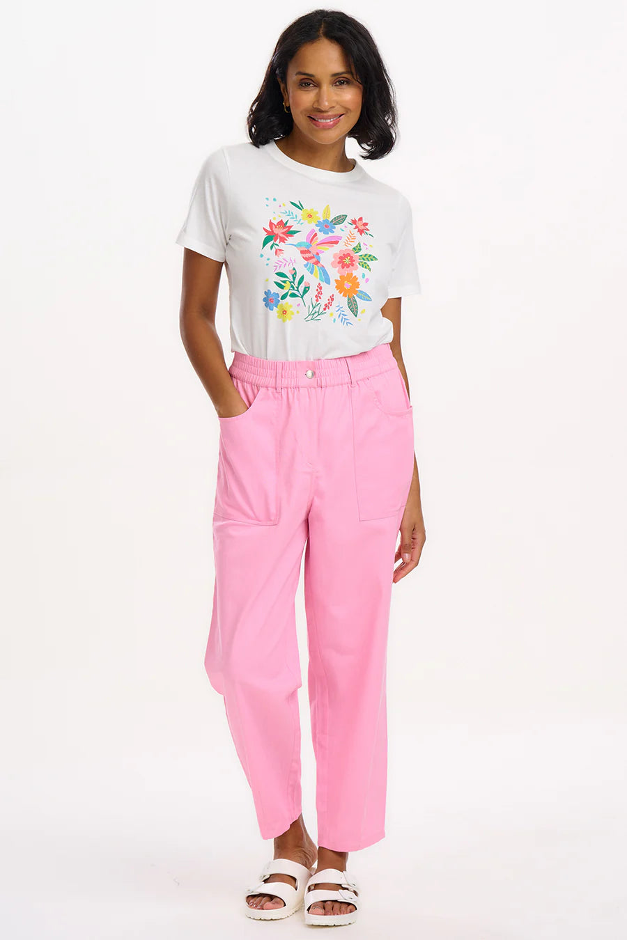 Rowan Trousers - Pink, Triple Star