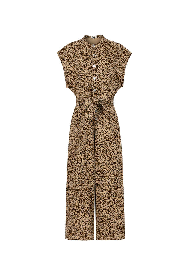 SCHEILA LEOPARD JUMPSUIT
