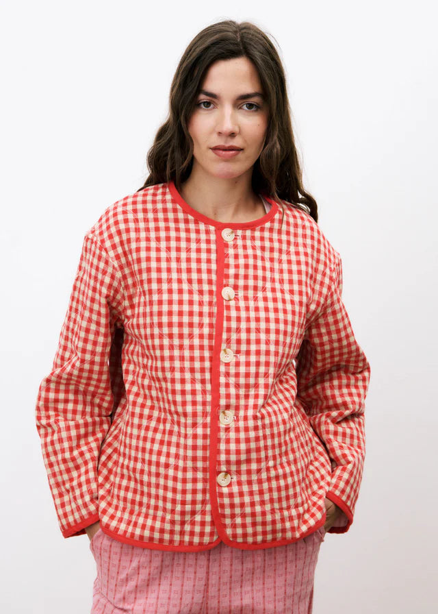 ALEZIA RED REVERSIBLE JACKET