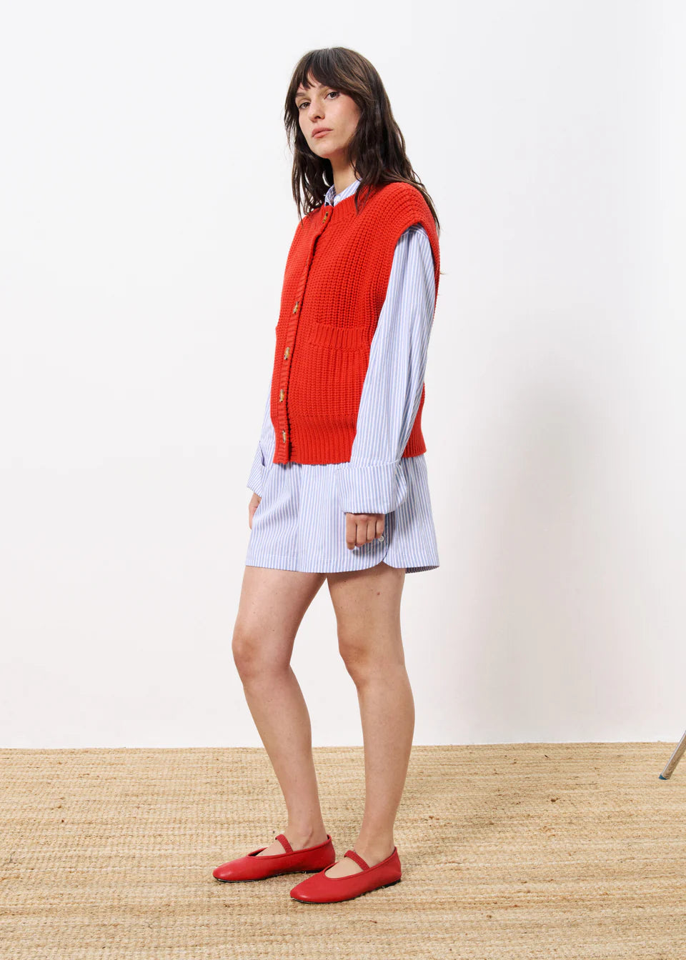 CARMELE RED SWEATER