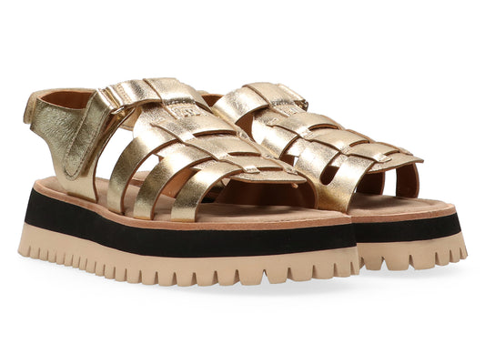 LOGAN LEATHER GOLD