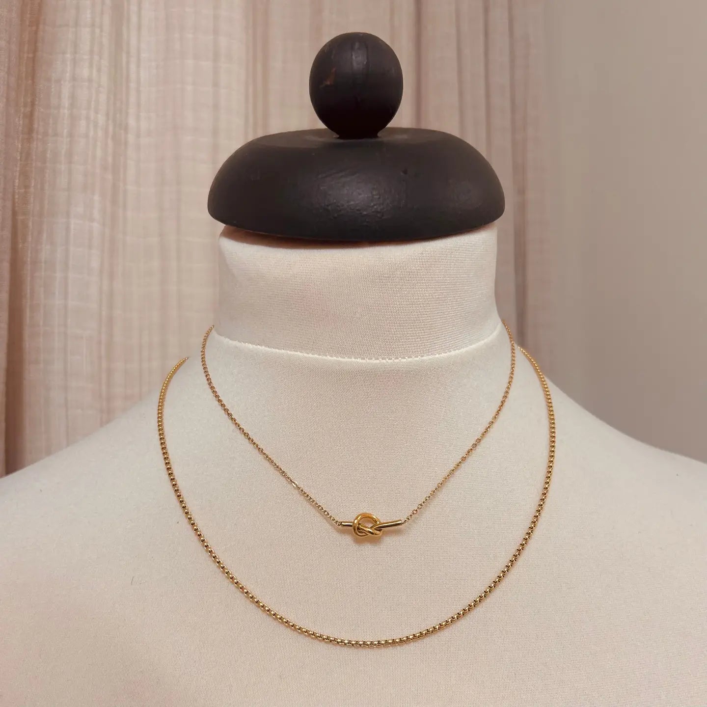Everyday Gold Knot Necklace
