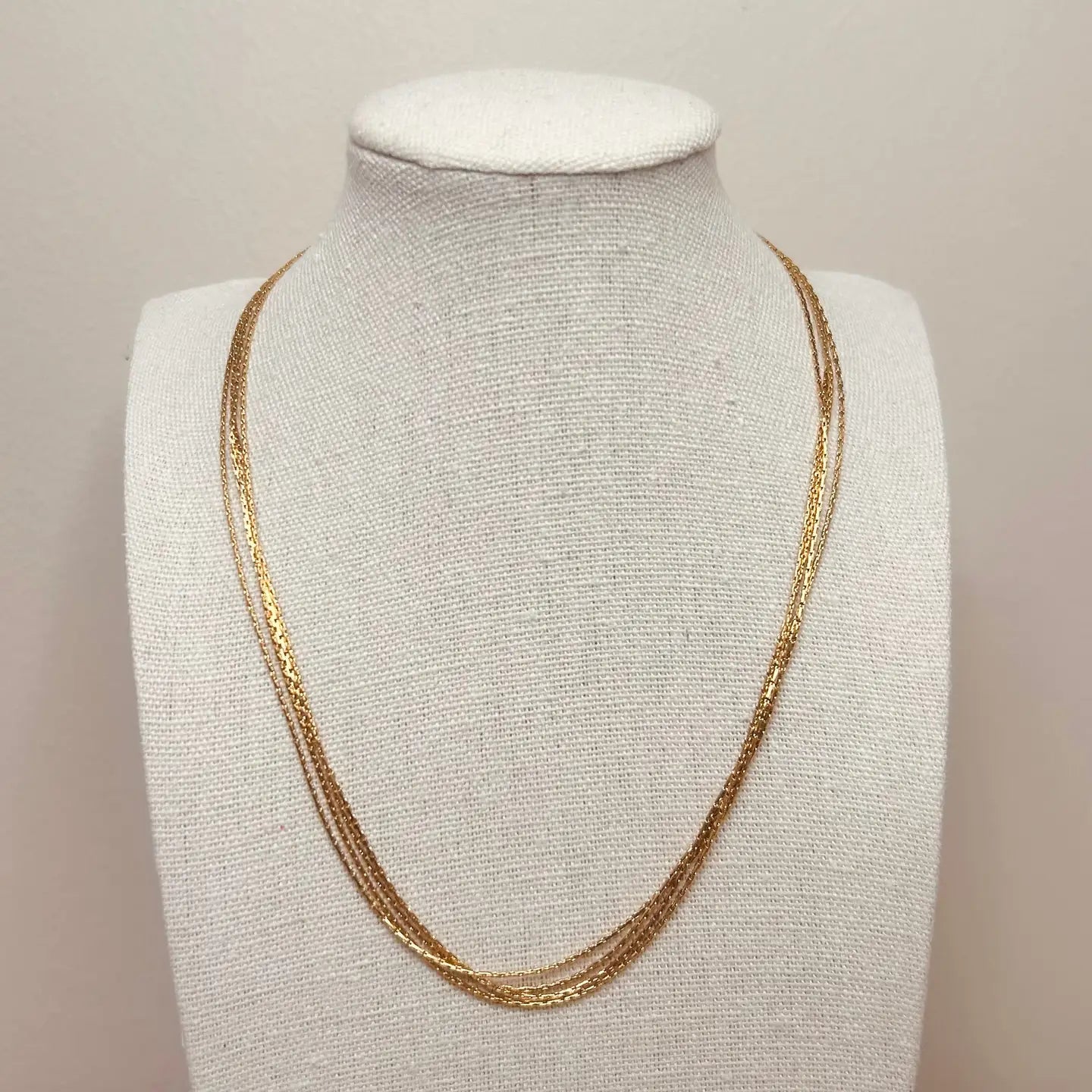 Everyday Gold Multi-Strand Choker Necklace