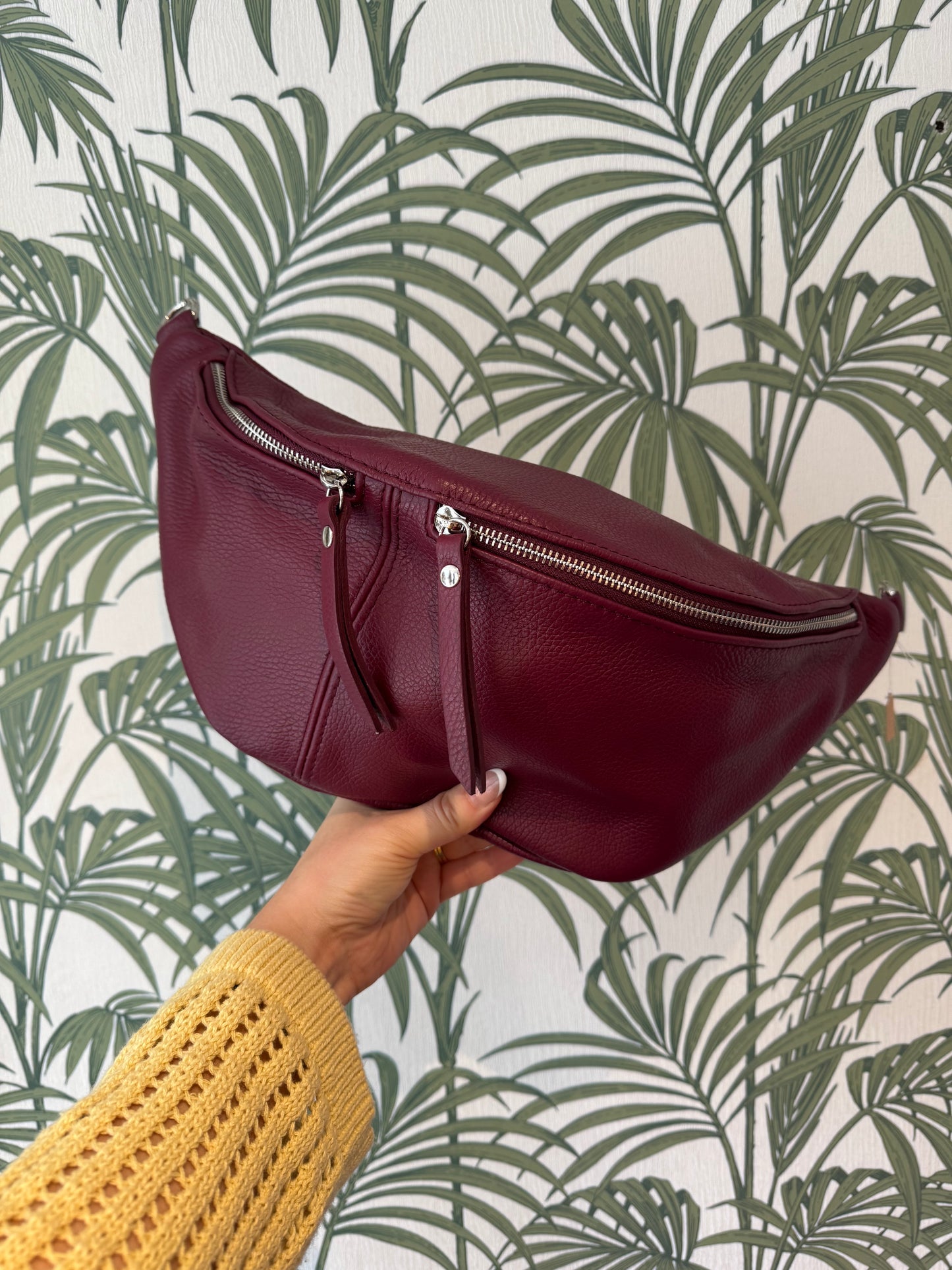 Leather Large Sling Bag